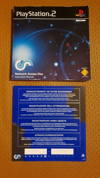 Network Acess Disc Playstation 2 PAL ps2 consola (completo) SCES 51578