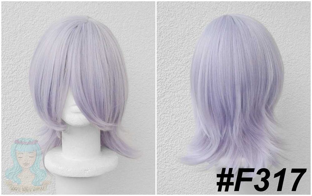 Mystery Saja Kpop Demon Hunters cosplay wig fioletowa peruka krótka