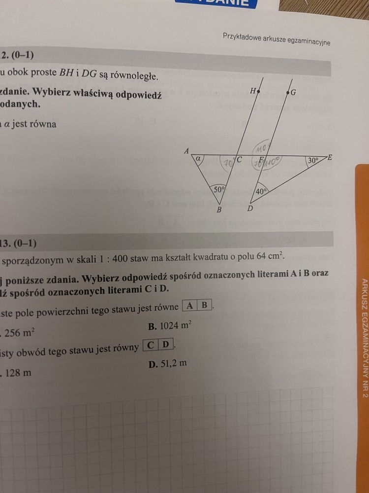 Arkusze teraz egzamin ósmoklasisty matematyka