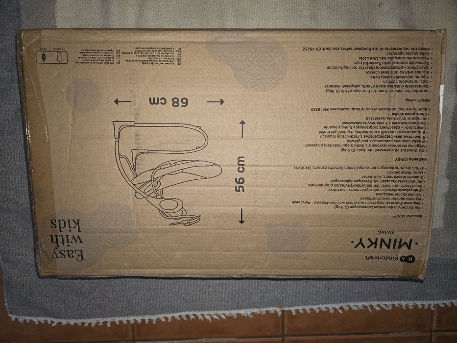 Espreguiçadeira-Baloiço KINDERKRAFT Swingee (58 x 55 x 70