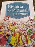 História de Portugal em cromos com ilustração de Carlos Alberto Santos