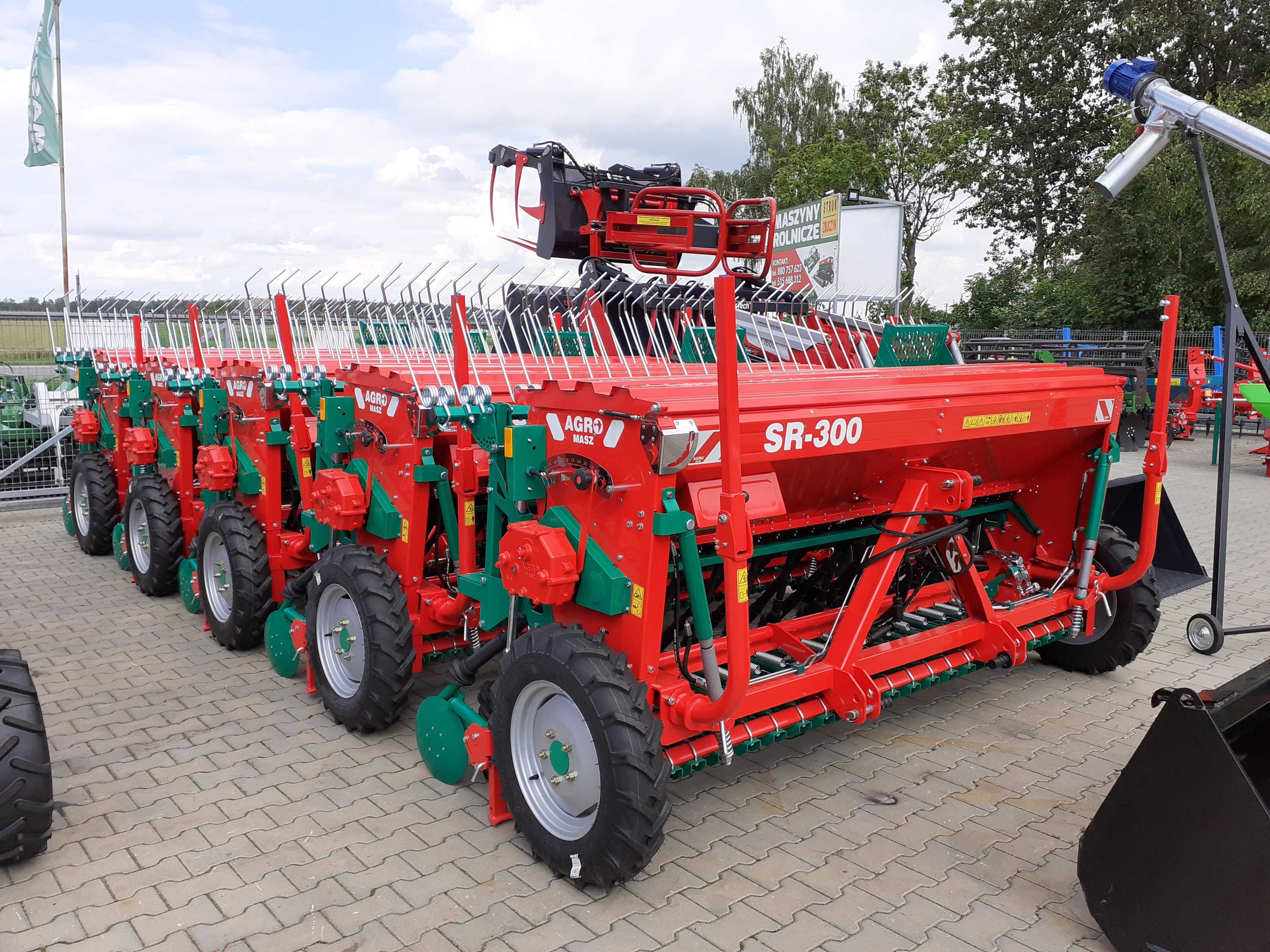 Siewnik zbożowy FMR Meprozet S 107/2 S 107 2,5 3,0 stopkowy talerzowy