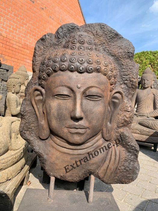 Płaskorzeźba do ogrodu Budda 120cm Ogrody w stylu orientalnym