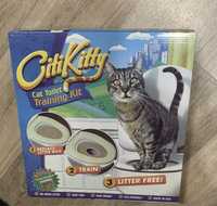 Кошачий Набор для приучения кошки к унитазу (кошачий туалет) CitiKit