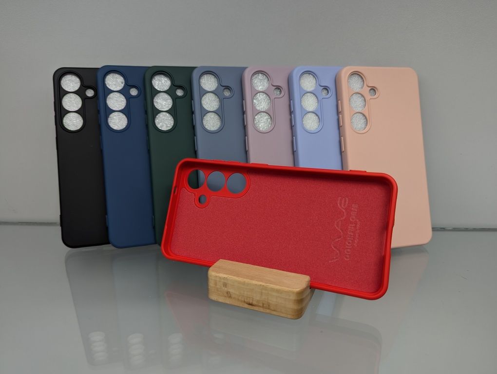 Samsung S25 Противоударный чехол софт тач Wave  все модели