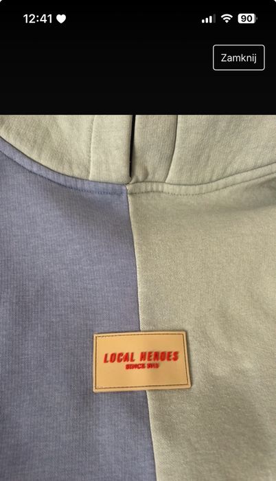 dwukolorowa bluza local heroes