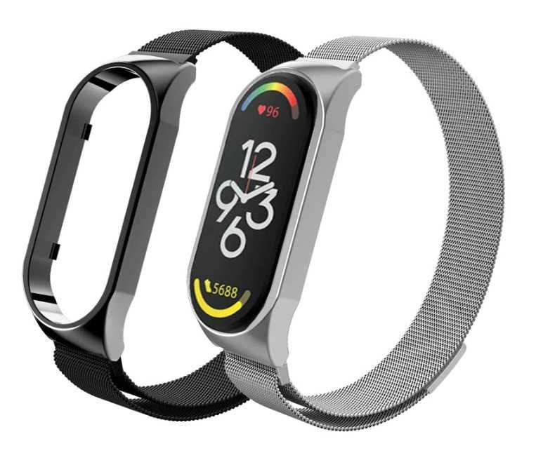 Ремешок ремешки миланская петля на магните и застежке для Mi Band 7