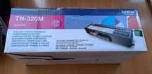 Brother oryginalny toner TN-320M magenta - 2 sztuki
