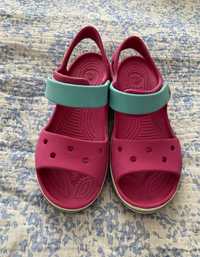 Crocs rozowe sandały J3 r. 34-35