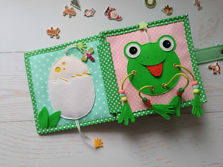 Розвиваюча книга з фетру