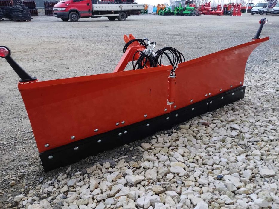 Pług do śniegu strzałka lekki zabezpieczenie sprężynowe- oświetlenie