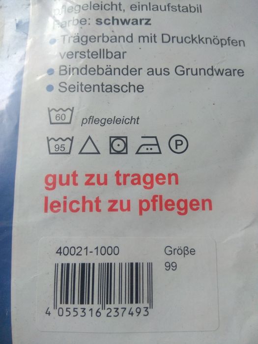 Master Profesjonalny kucharski fartuch dla Panów