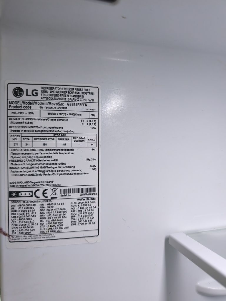 Frigorífico Combinado LG