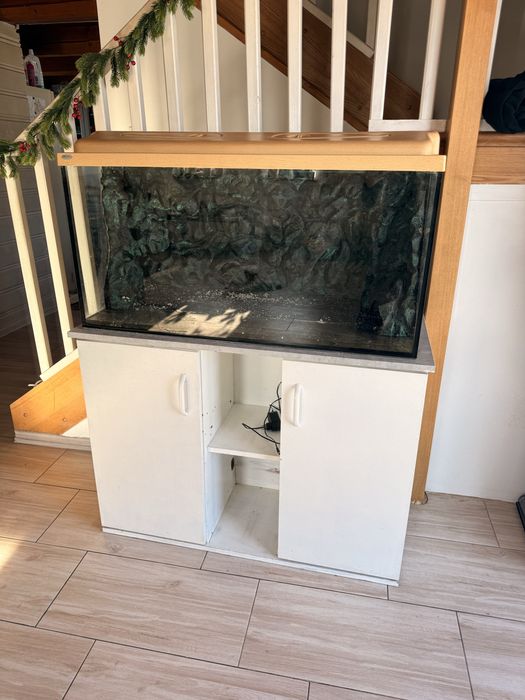 Akwarium 200 litrow z szafka