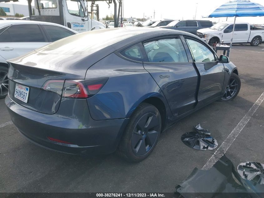 Четвертина, поріг, стйка Tesla Model 3 зад перед