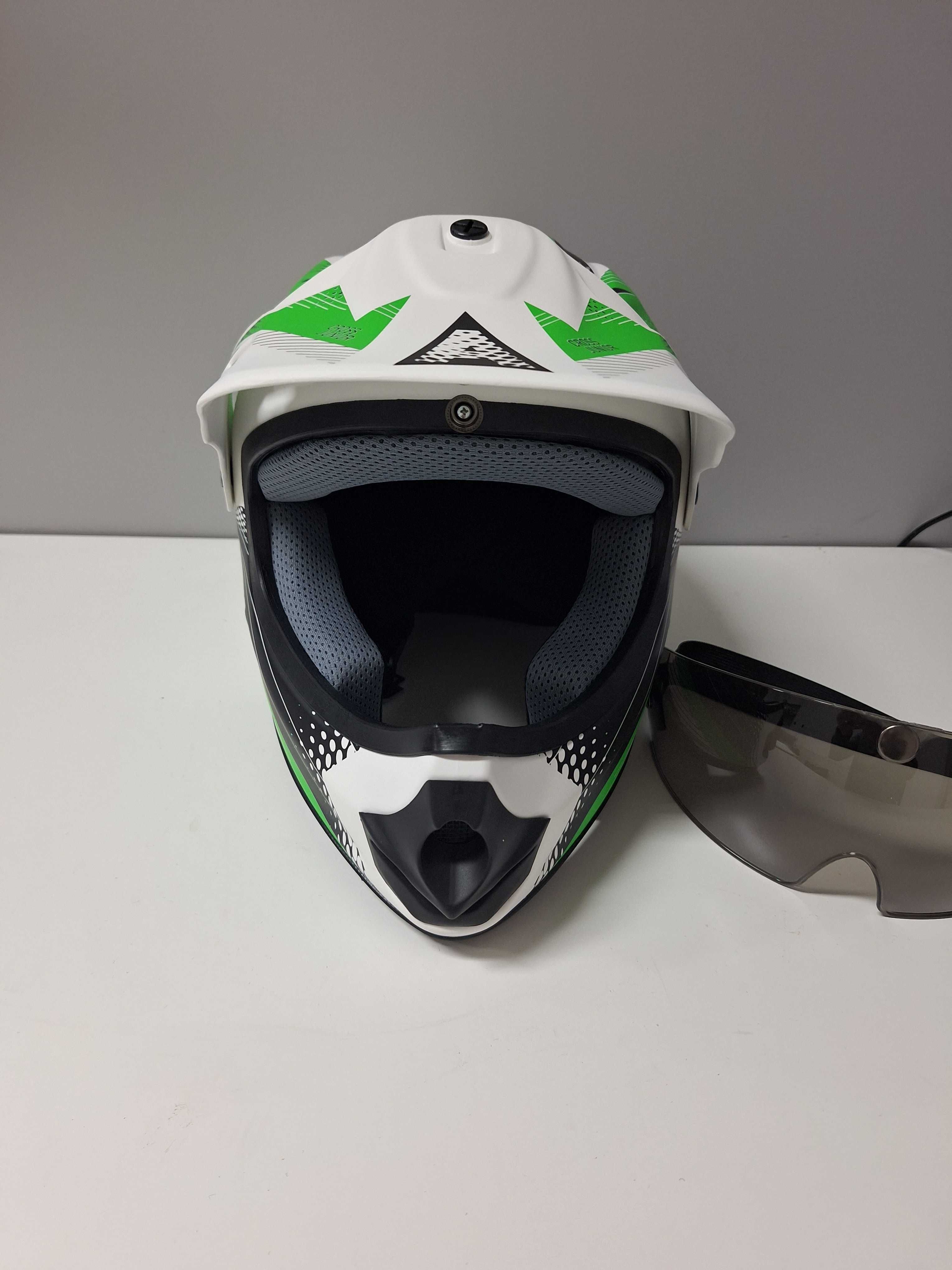 Kask dziecięcy AVIATOR cross, quad MTB rozmiar XS