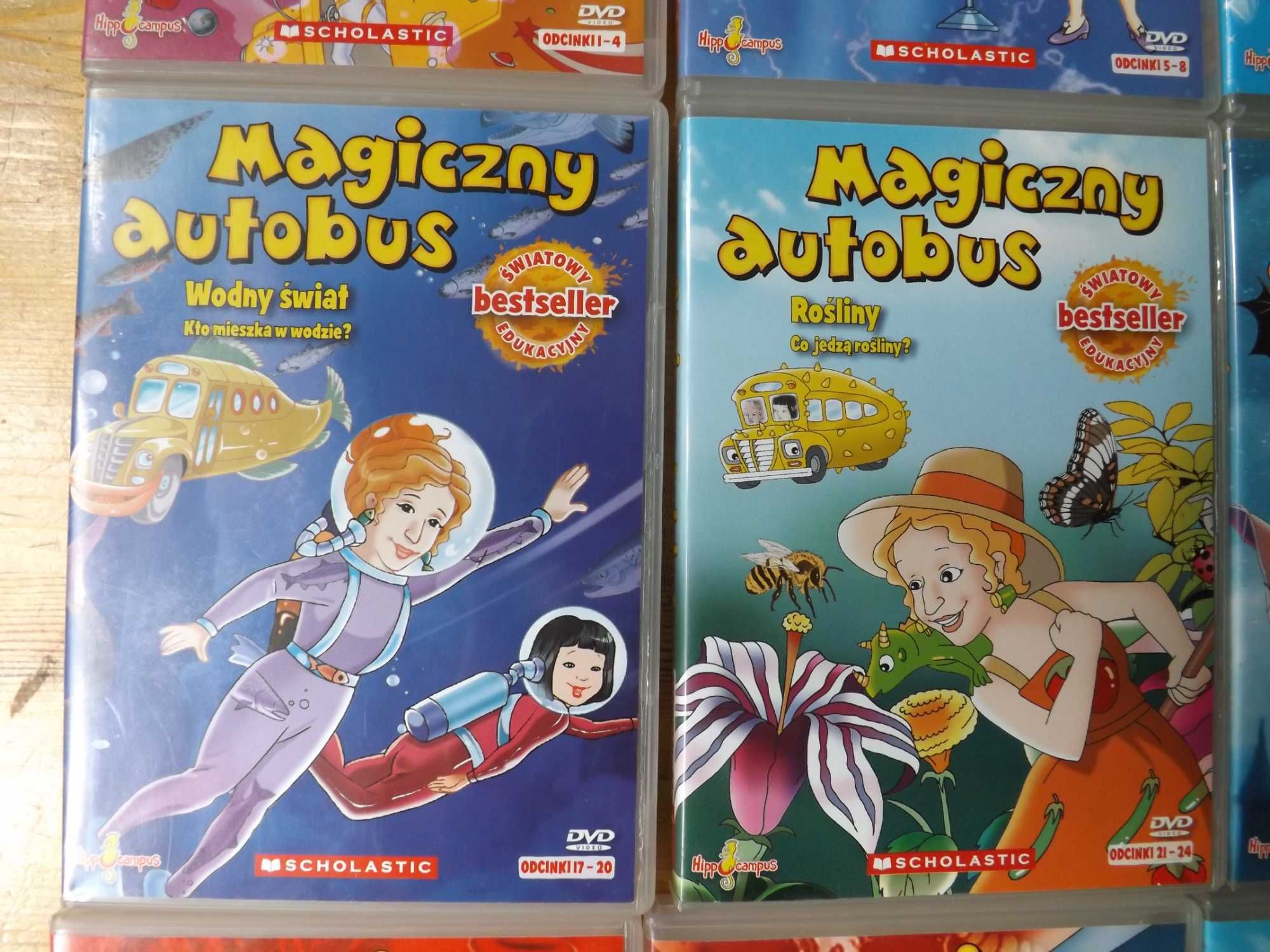 Magiczny autobus 12 dvd bestseller edukacyjne bez przemocy