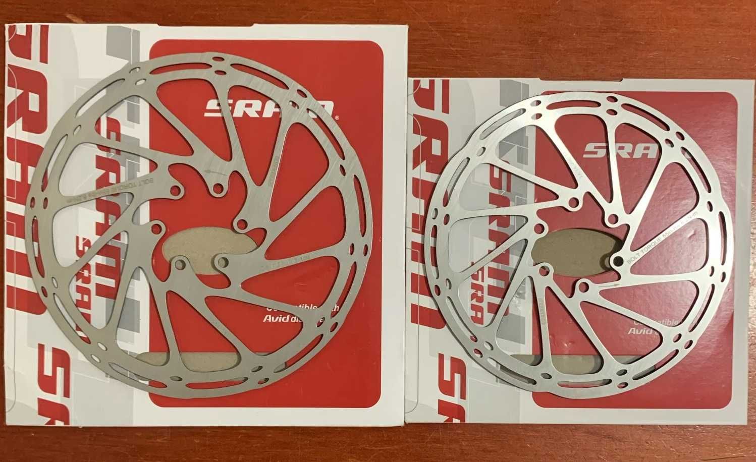 Гальма з роторами Shimano Deore, SLX, XT; AVID Японія