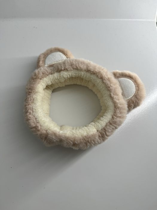 opaska na wlosy opaska do makijazu do skincare kawaii miś uszka