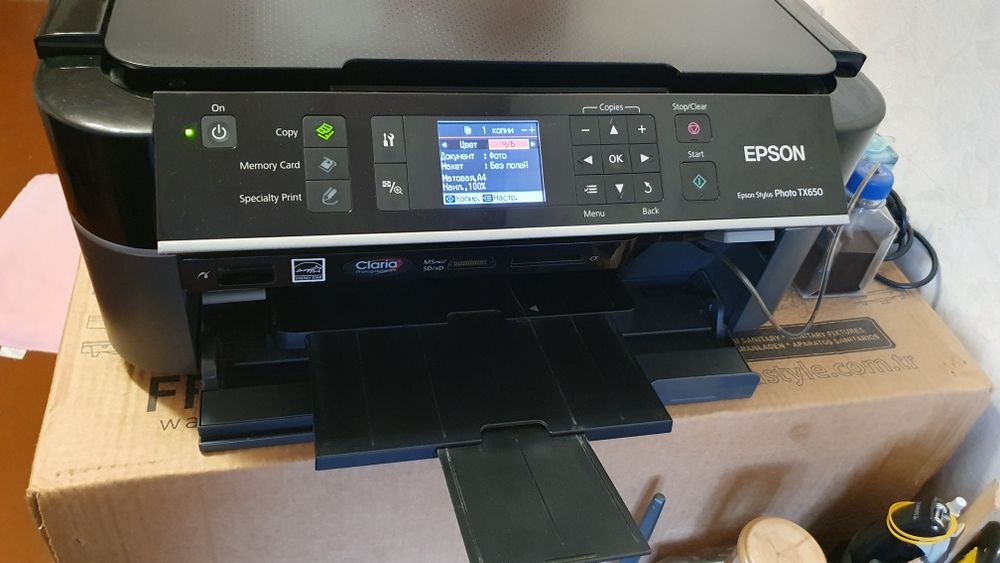 МФУ Epson ТХ 650 Фотопринтер