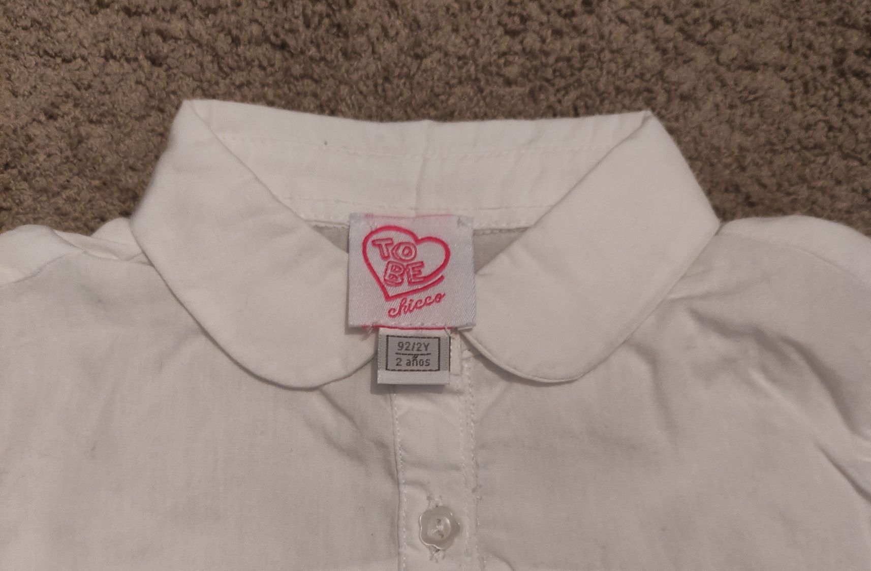 Camisa Branca Chicco 2 anos