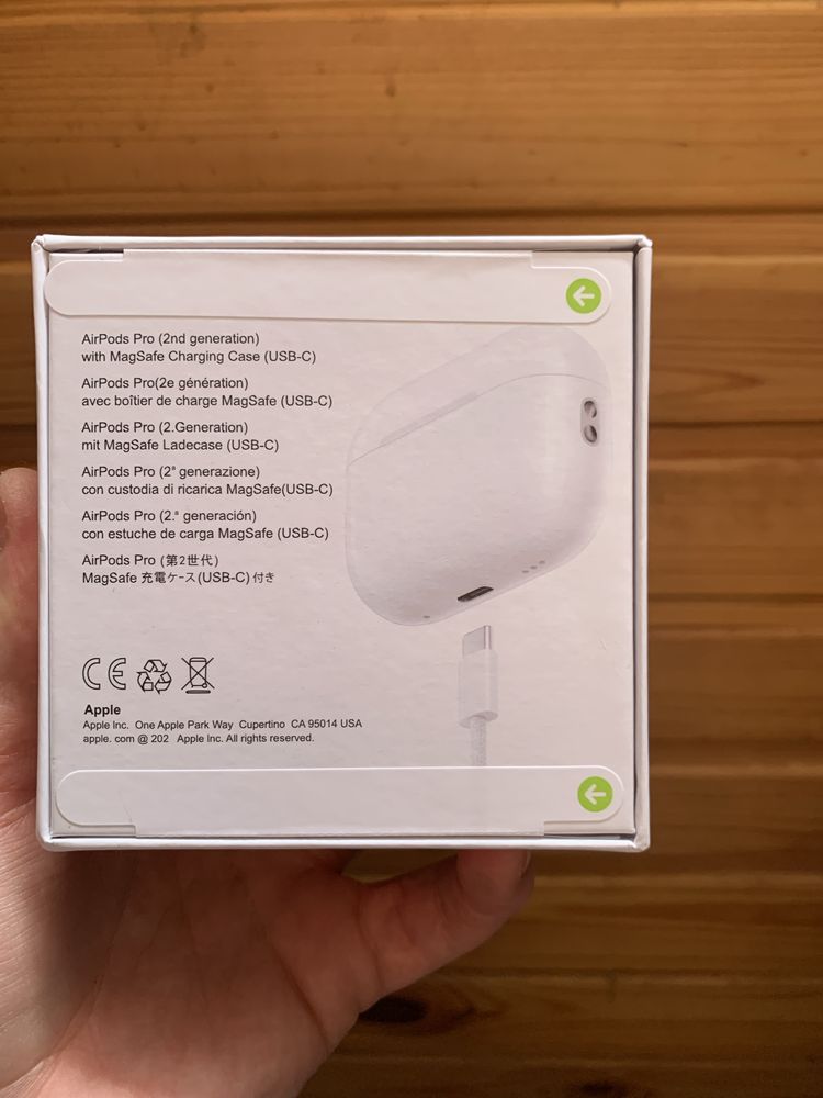 Навушники Apple Airpods pro 2 lux топ якість