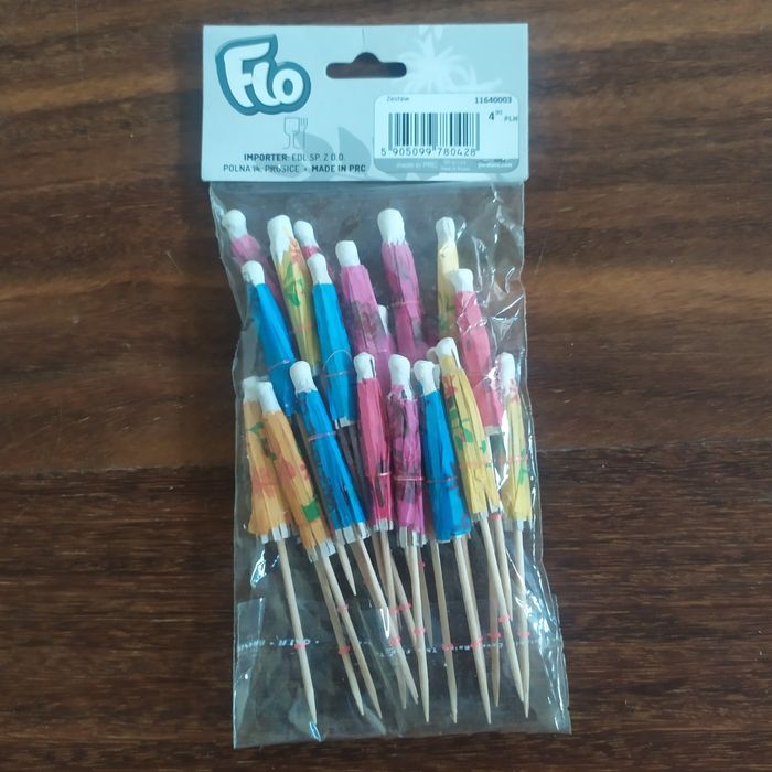 Zestaw 24 palemek do drinków