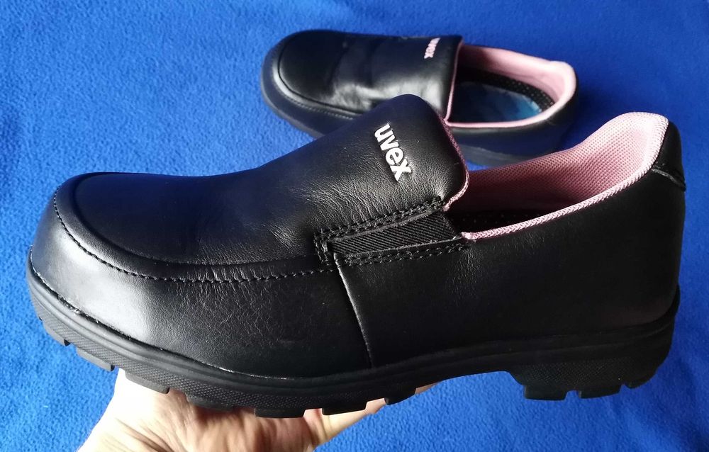 UVEX damskie buty półbuty wsuwane  robocze skóra NOWE r.39