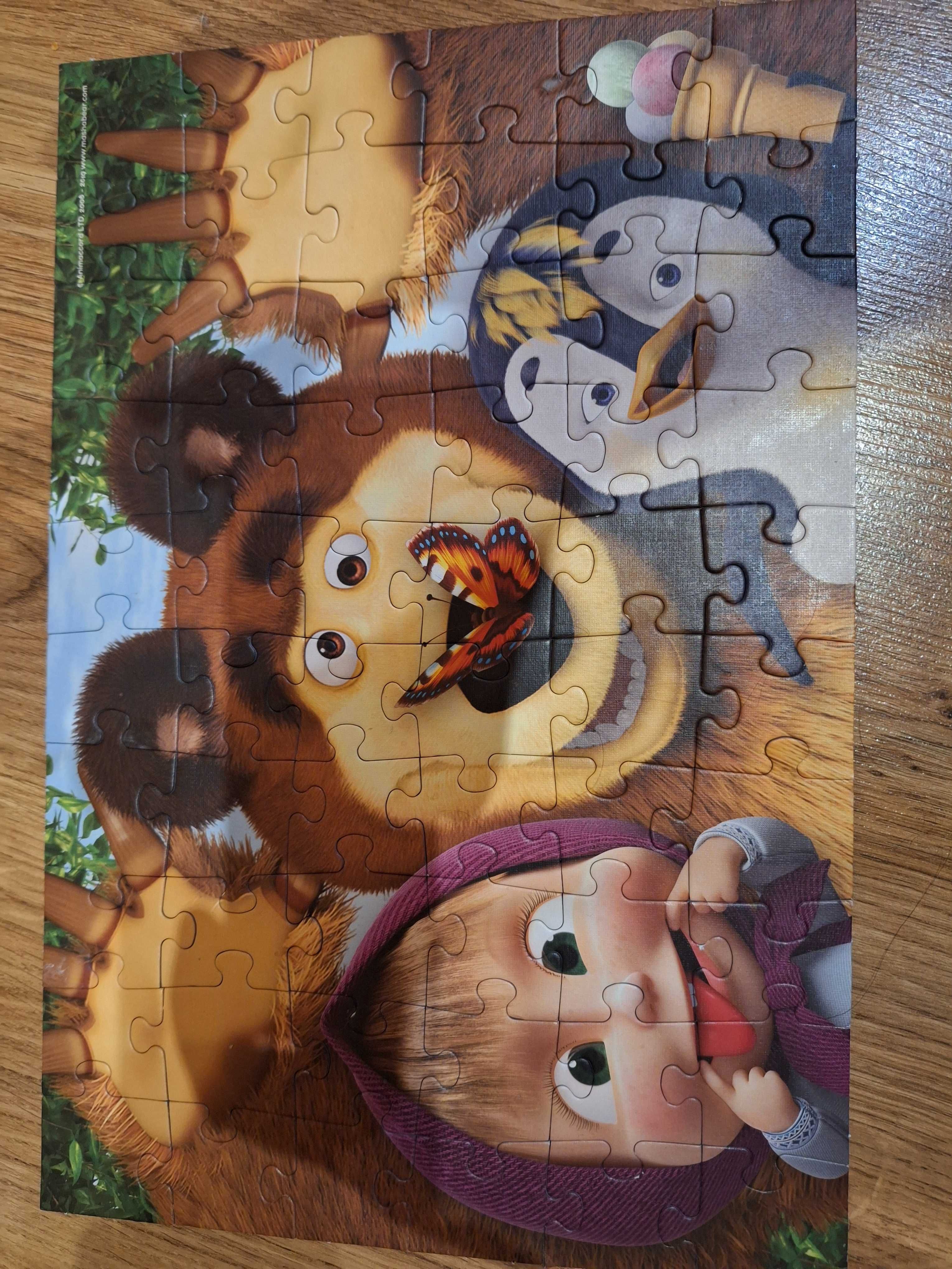 Puzzle Masza i niedźwiedź Polecam