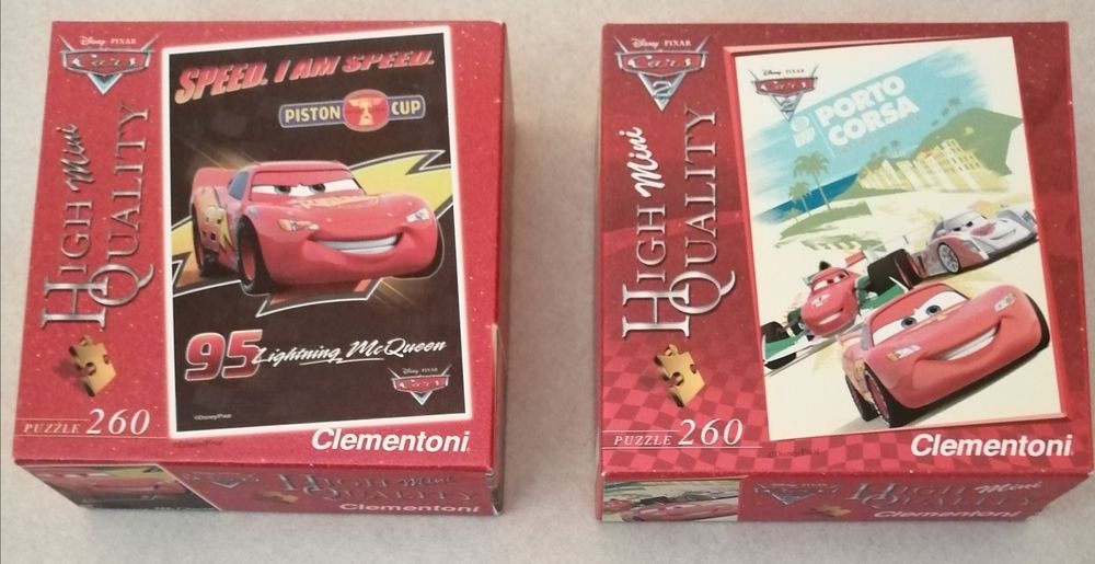 Clementoni - Disney Pixar - Cars
2 puzzles 33,6x23,5
+ de 3 anos
