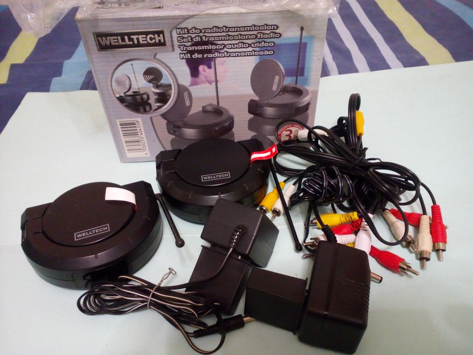 Transmissor receptor-videoaudio Welltech s-fios