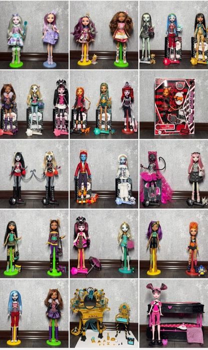 Оновлення! Продам оригінальні ляльки monster high в асортименті