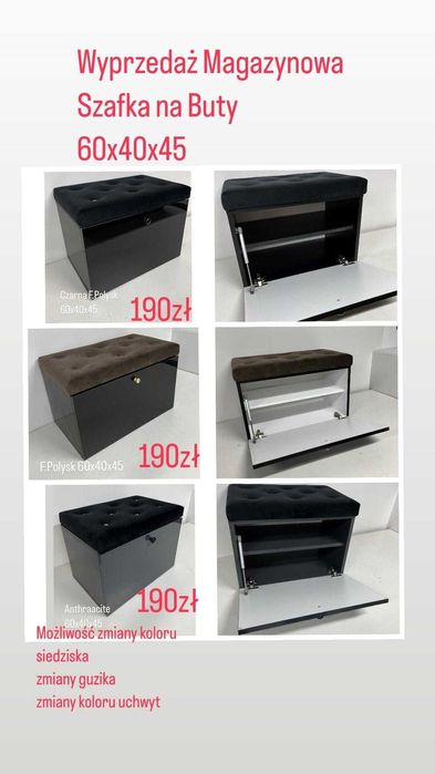 Okazja szafki na Buty 60cm