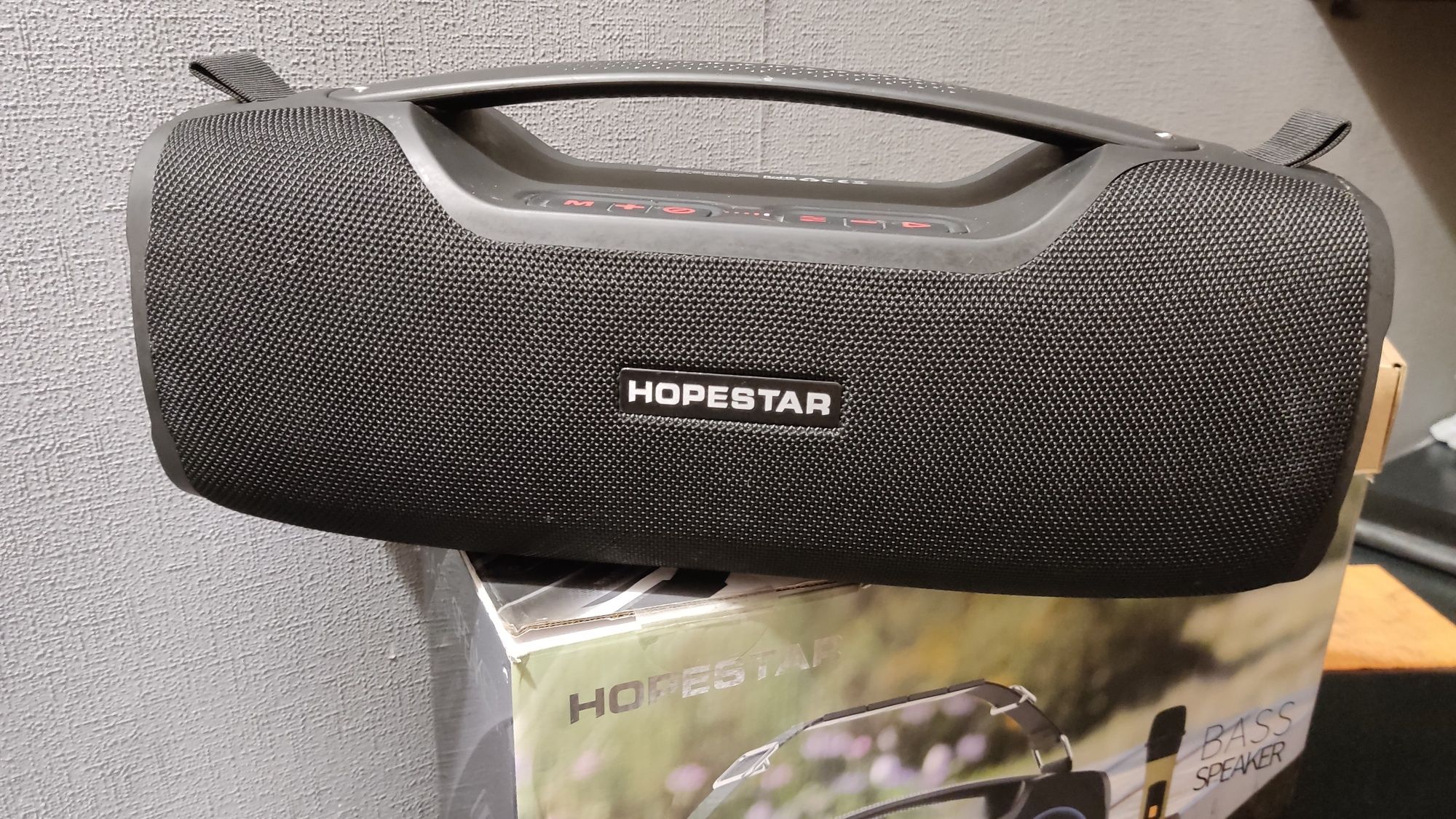 Колонка патибокс HOPESTAR A6 PRO полный комплект, микрофон, 55 watt