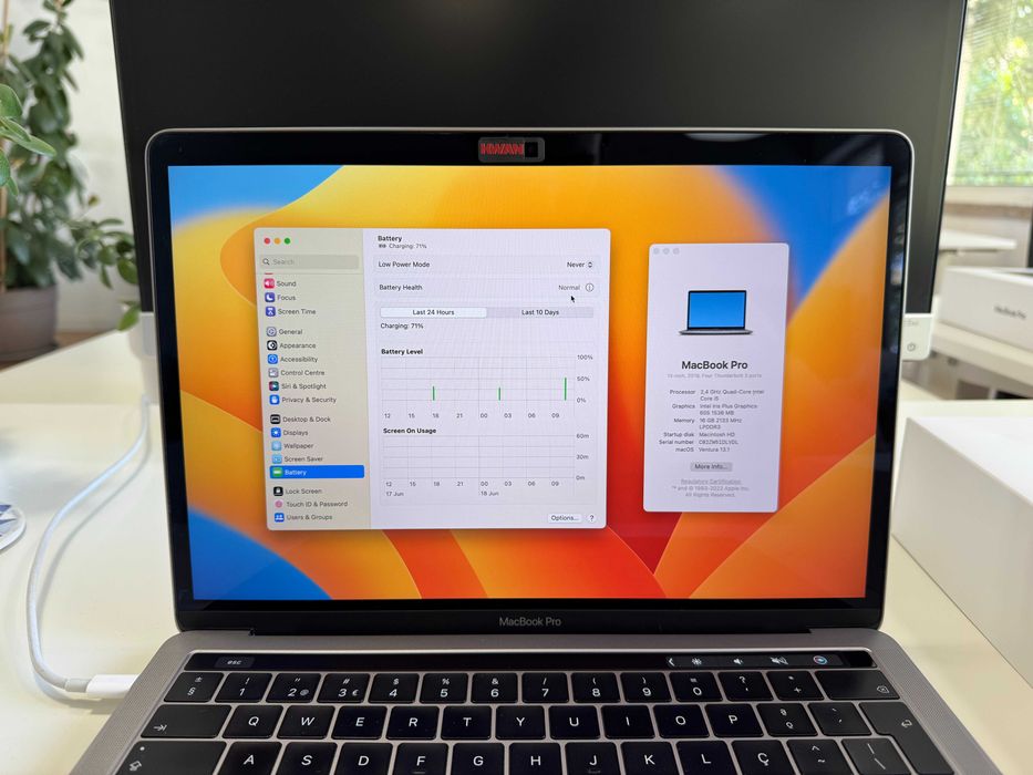 MacBook Pro 13" (2019) 2.4GHz i5 | 16GB RAM | 500GB64297959619458122