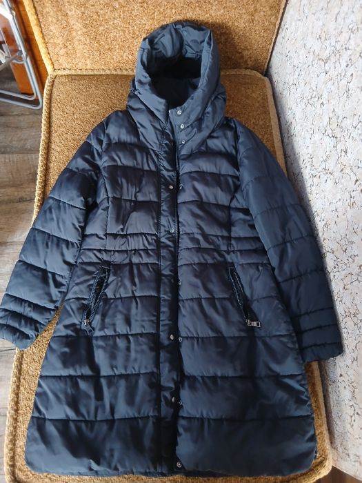 Довгі жіночі куртки тепла на осінь і зимова розмір L