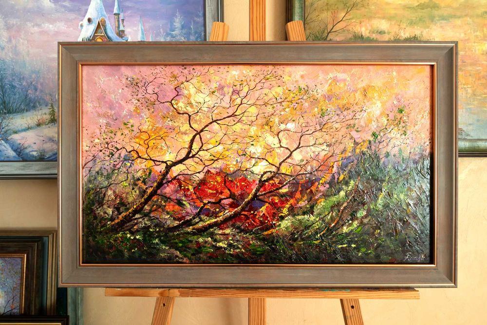 Продам картину. "Вечірній вітер перемін..."