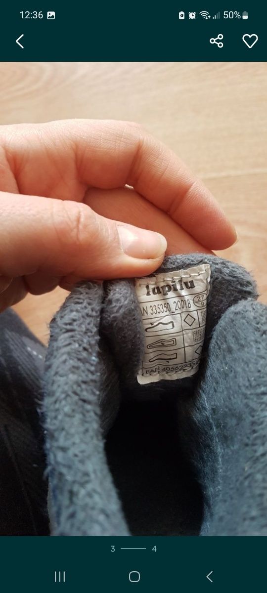 Buty zimowe rozmiar 27