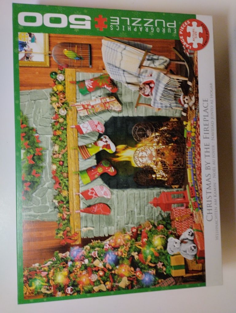 Fireplace  puzzle 500 trefl