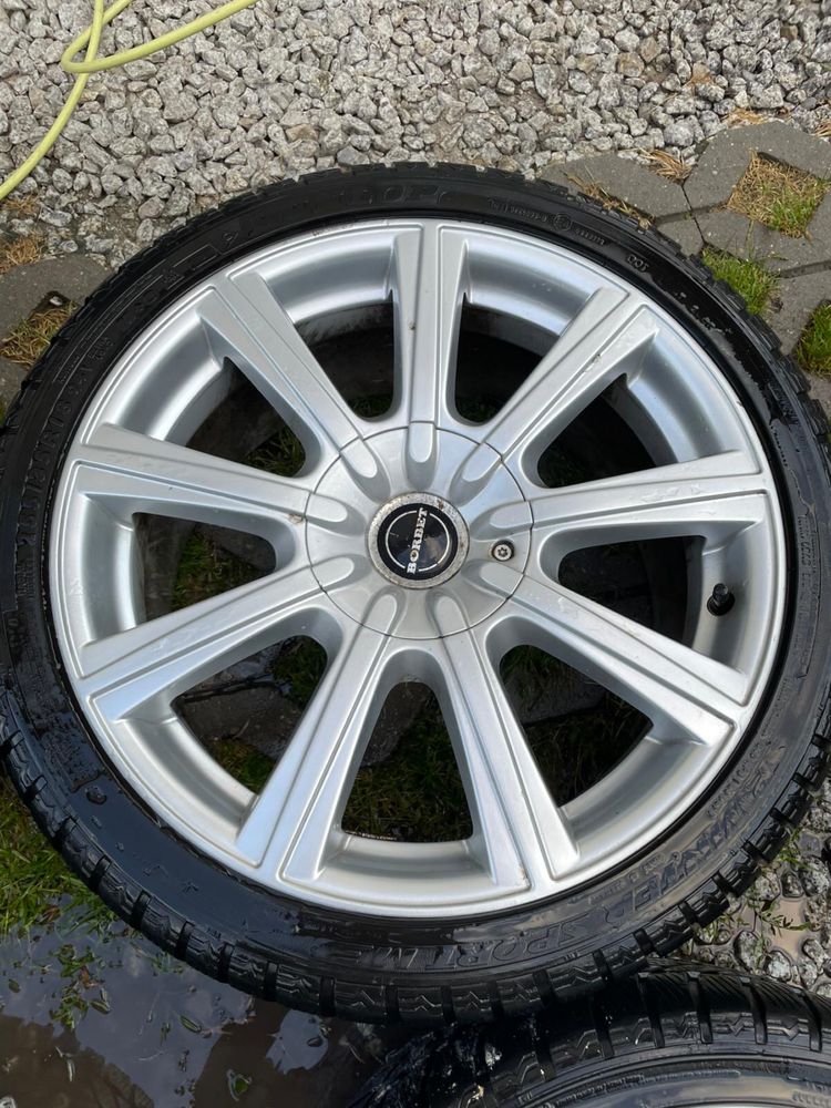 Felgi Borbet 5x108 18” 8.5j opony zimowe 255/35 Ford Volvo Renault
