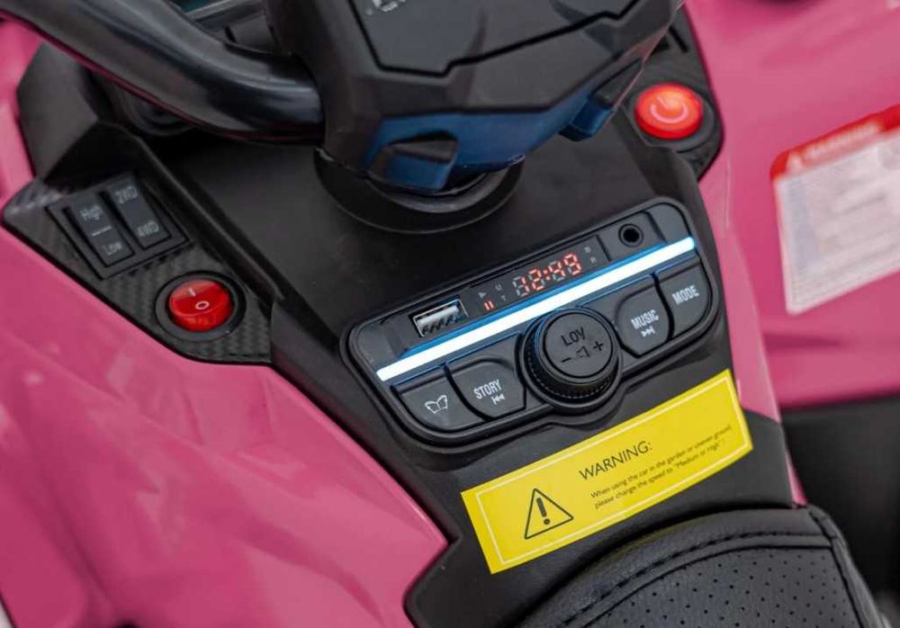 Quad na akumulator dla dziecka z pilotem CanAm Outlander 4x4  12V 14Ah