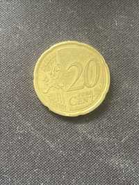 Moneta Eire Irlandia - 20 EUROcent 2002r