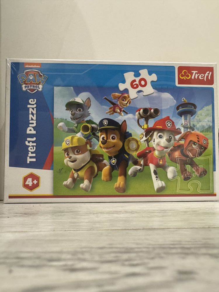 Нові пазли Paw Patrol Trefl Puzzle Щенячий патруль, 60 дет 4+