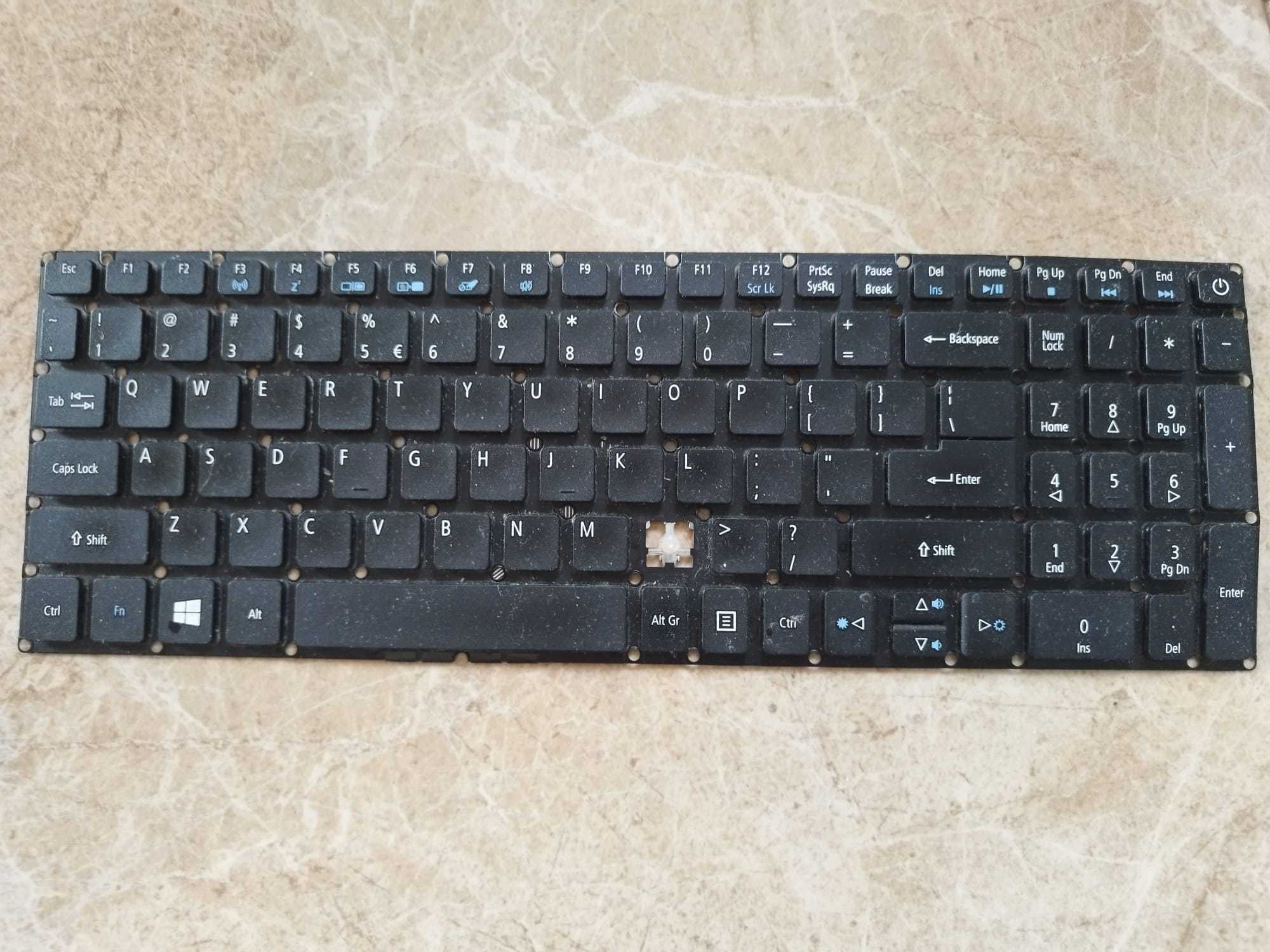 Klawisze, przyciski, klawisz klawiatury do laptopa Acer