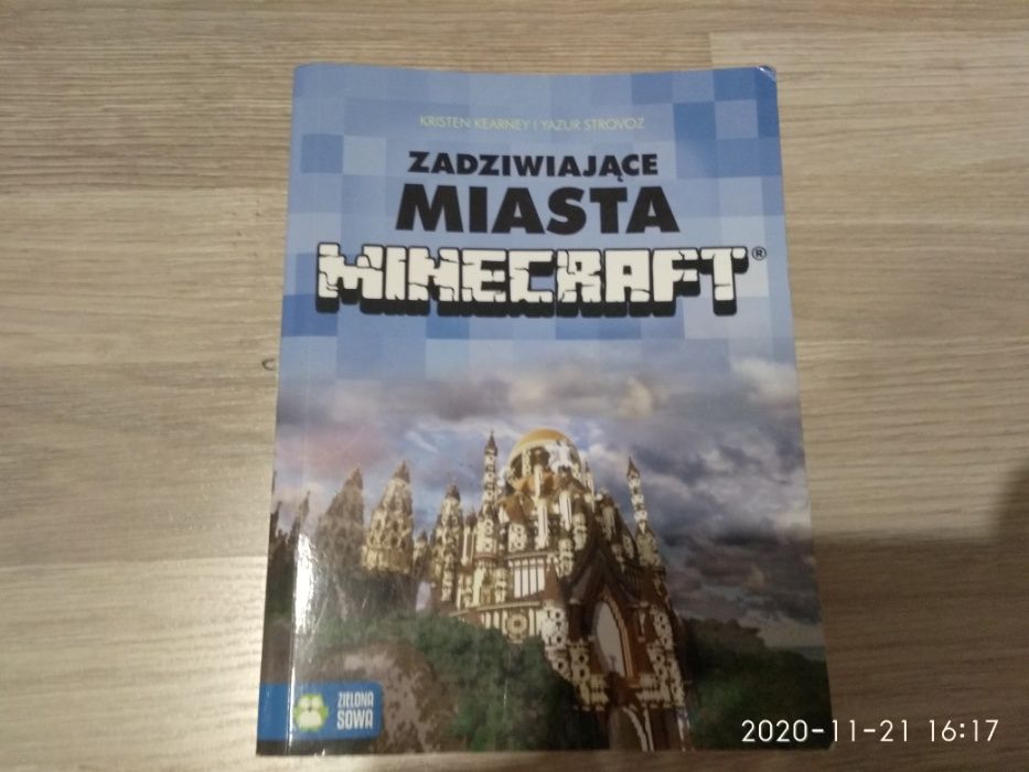 Książka zadziwiające miasta minecraft