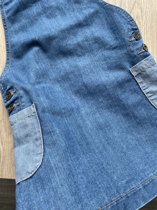 Джинсовий сарафан сарафанчик плаття сукня платя 104 110 юпка спідниця