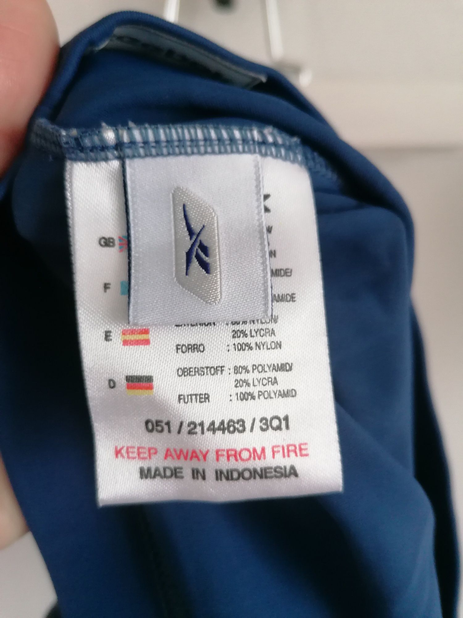 Spodenki kąpielowe reebok męskie