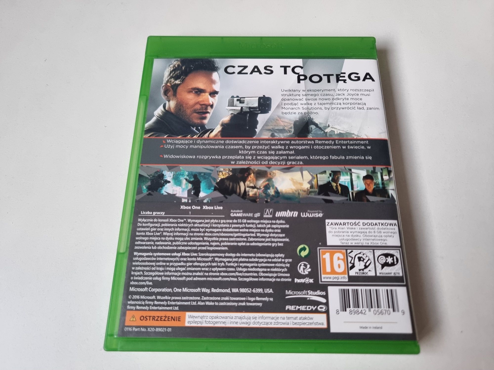 Quantum Break Xbox One / Series X Ideał!