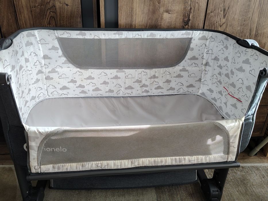 Łóżeczko dostawne Lionelo Timon dostawka do łóżka łóżeczko turystyczne