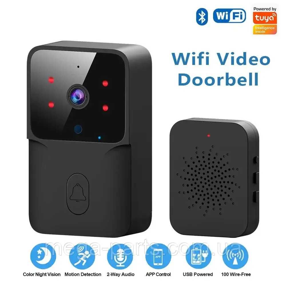 Новый Беспроводной видеоглазок Mini Smart DOORBELL Tuya Smart / Wi-Fi